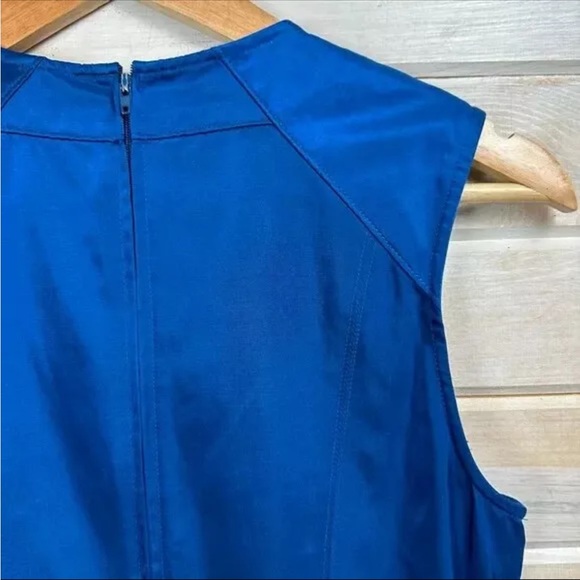 Vera Wang Lavender Label Zip Back Beaded Collar Shell - size 8 - Picture 6 of 8